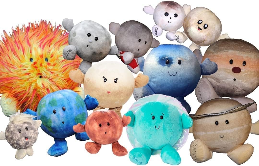 Celestial Buddies Solar System Plush Set – 12-Piece Space Science Toy