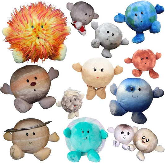 Celestial Buddies Solar System Plush Set – 12-Piece Space Science Toy
