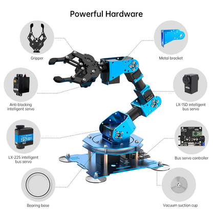 Hiwonder xArm1S 6DOF Robotic Arm Kit for Arduino & STEM Coding