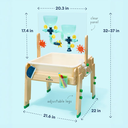 KiwiCo Wooden Water & Sand Sensory Table – Ages 3+