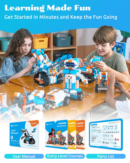 WhalesBot E7 Pro Coding Robot Kit | Scratch & Python | Ages 8–16