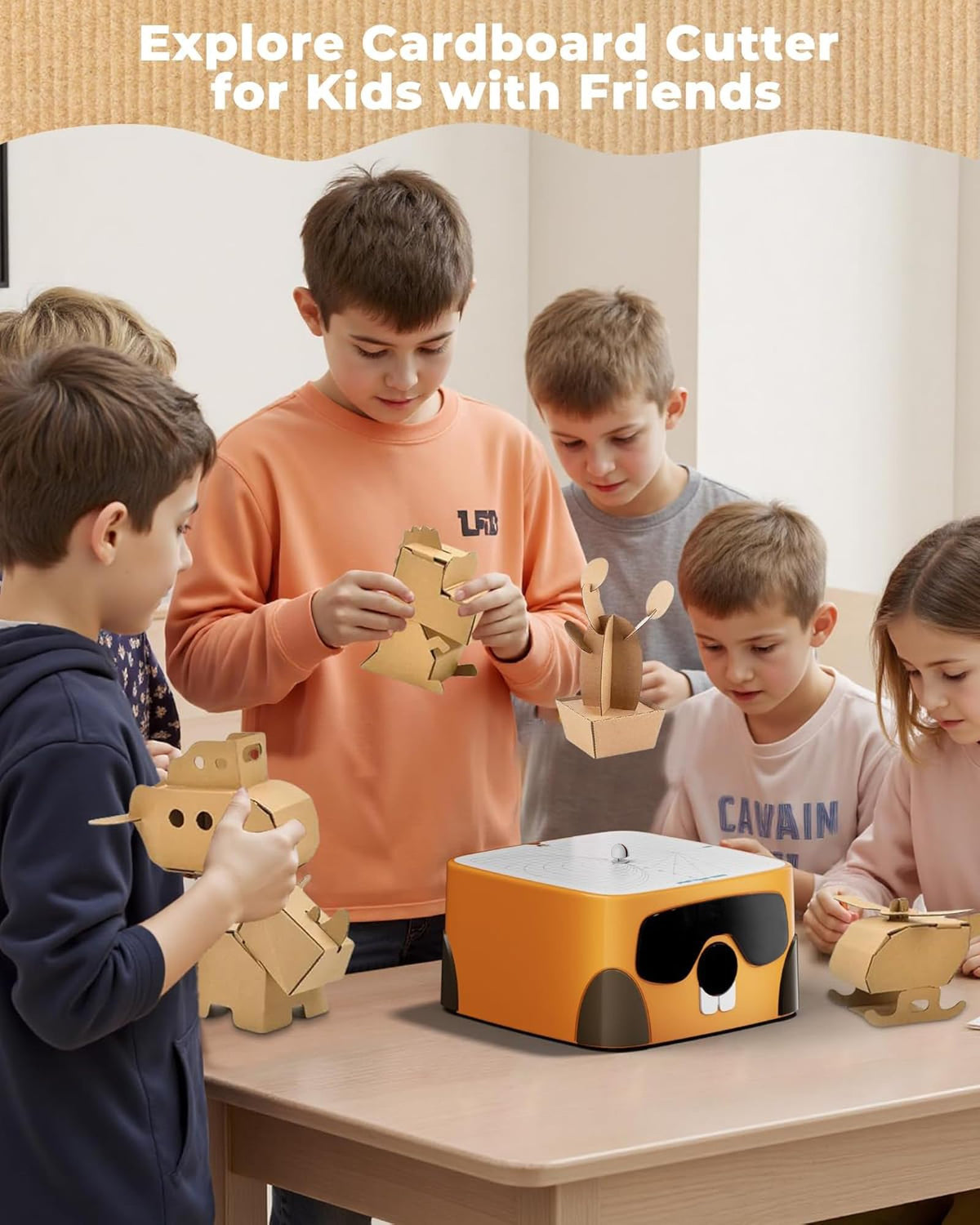 BeaverBot STEM Cardboard Cutter for Kids – Classroom Maker Tool