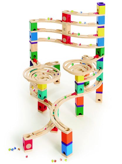 Hape Quadrilla Cyclone Wooden Marble Run Building Set – STEM Toy