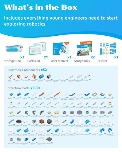 WhalesBot E9 Pro Robot Kit | Scratch & Python STEM | Ages 12–18