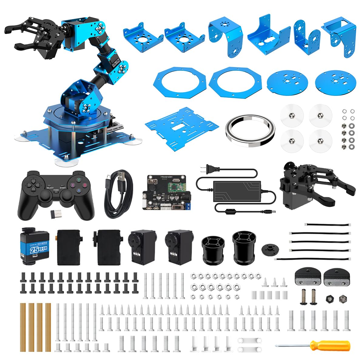 Hiwonder xArm1S 6DOF Robotic Arm Kit for Arduino & STEM Coding