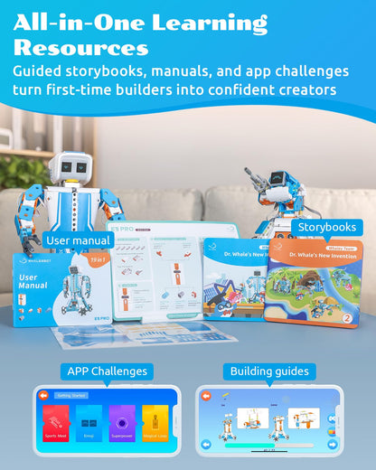 WhalesBot E9 Pro Robot Kit | Scratch & Python STEM | Ages 12–18