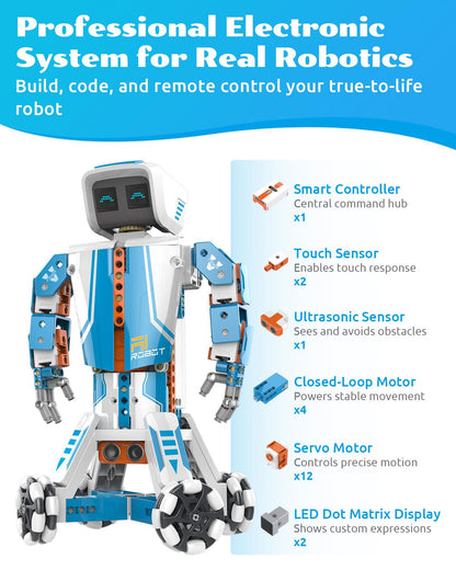 WhalesBot E9 Pro Robot Kit | Scratch & Python STEM | Ages 12–18