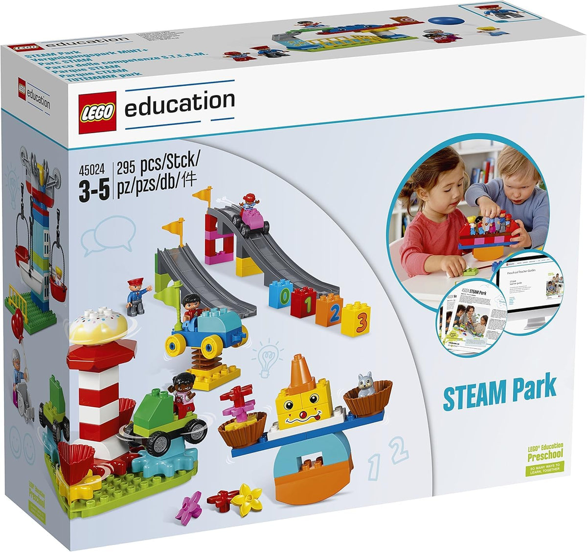 LEGO Education DUPLO Steam Park 45024 – STEM Toy Ages 3+