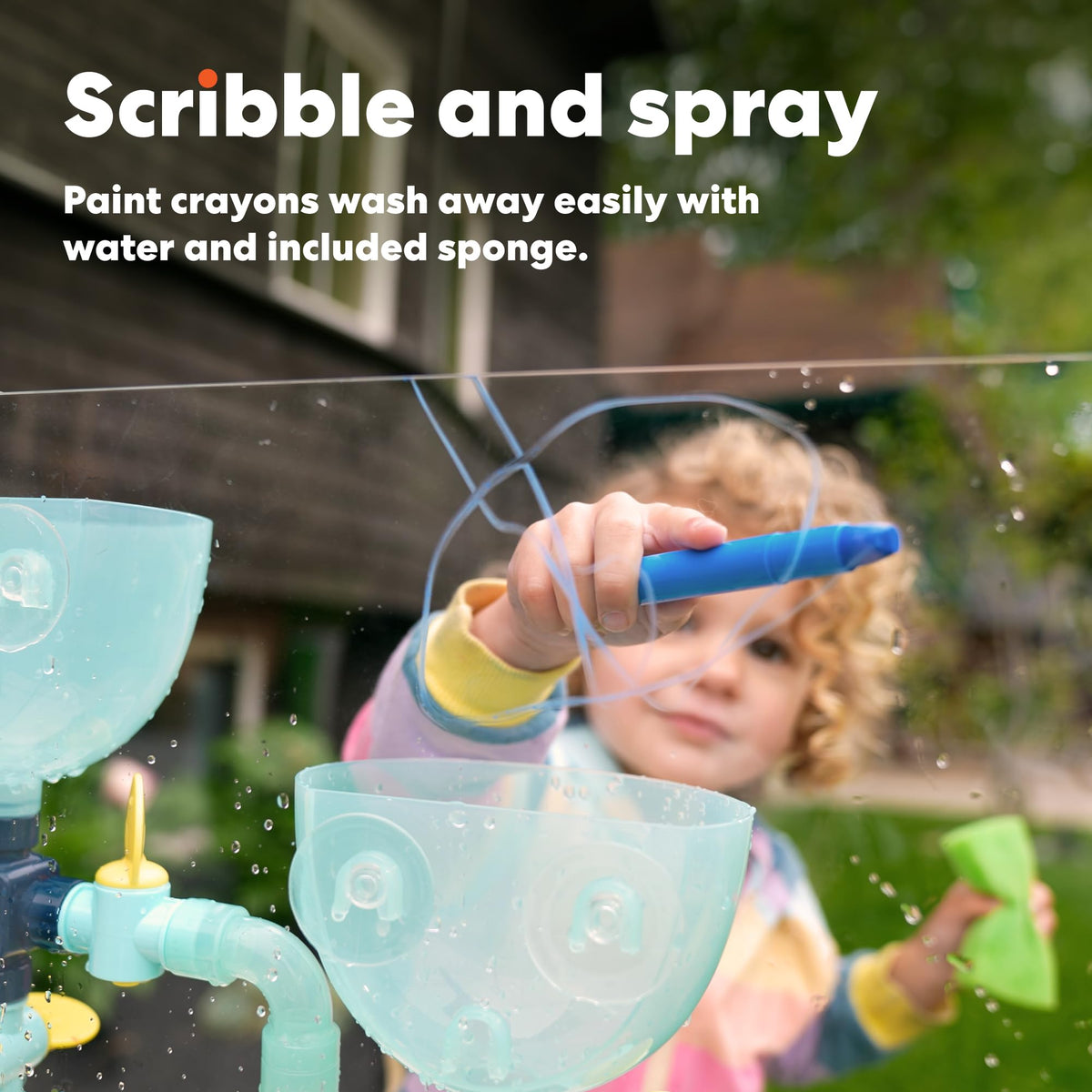 KiwiCo Wooden Water & Sand Sensory Table – Ages 3+