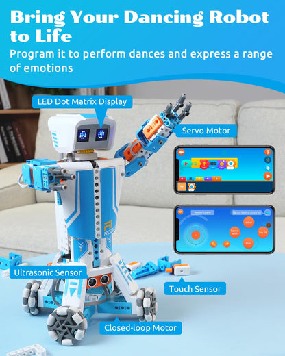 WhalesBot E9 Pro Robot Kit | Scratch & Python STEM | Ages 12–18