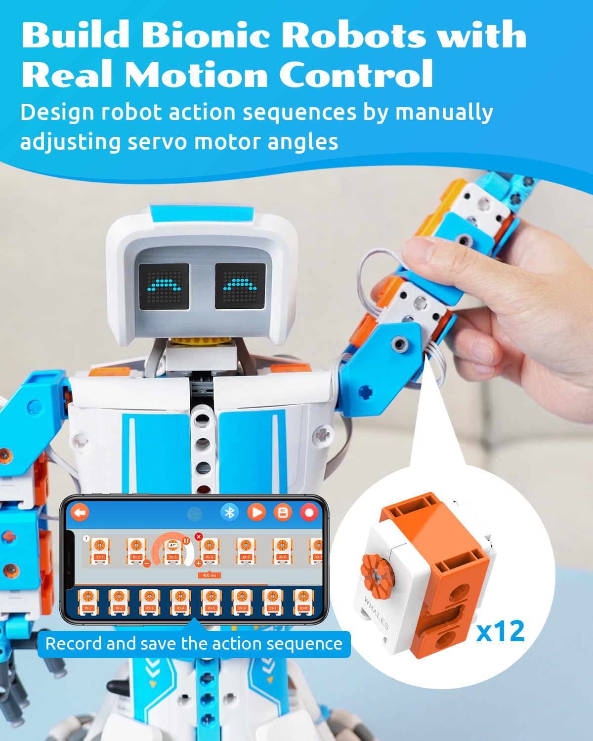 WhalesBot E9 Pro Robot Kit | Scratch & Python STEM | Ages 12–18