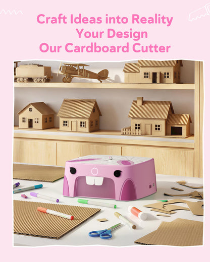 BeaverBot Kids Bladeless Cardboard Cutter – STEM DIY Craft Tool