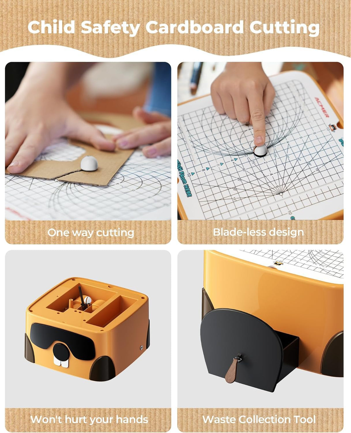 BeaverBot STEM Cardboard Cutter for Kids – Classroom Maker Tool