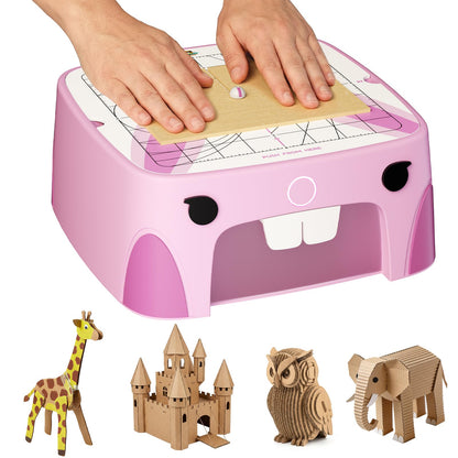 BeaverBot Kids Bladeless Cardboard Cutter – STEM DIY Craft Tool
