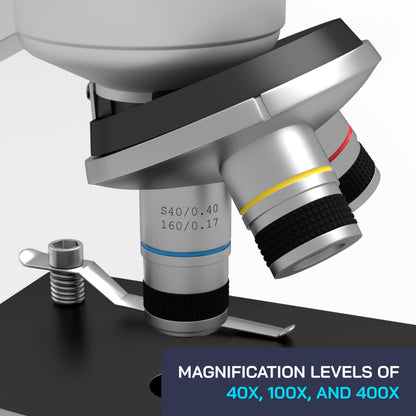Omano Discovery Compound Microscope Kit | 40x–400x | College