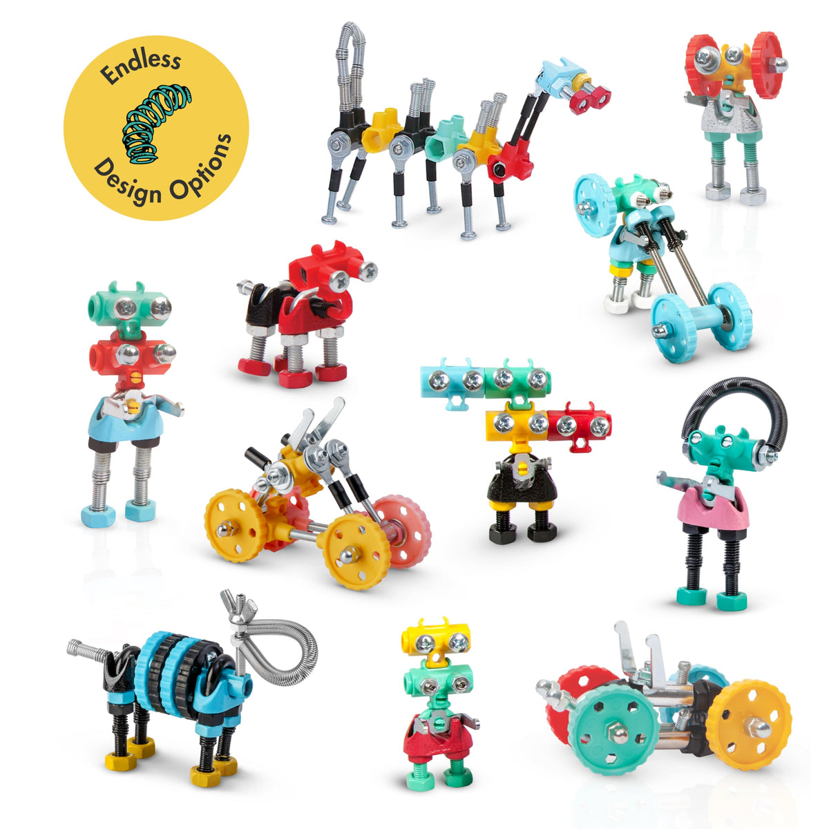 The OFFBITS Family Kit | 3-in-1 STEM Building Toy for Ages 6+