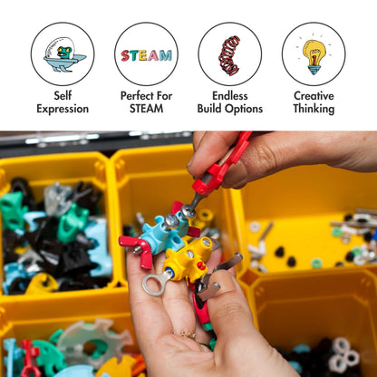 The OFFBITS Family Kit | 3-in-1 STEM Building Toy for Ages 6+