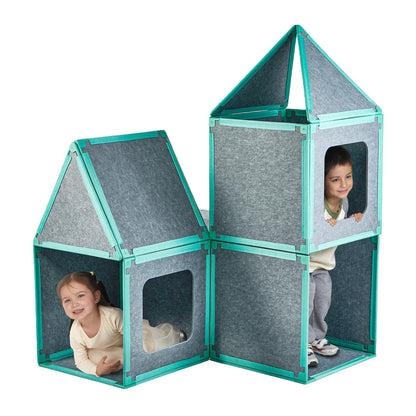 Umoving 20-Piece Magnetic Fort Building Kit | STEM Toy Ages 3+