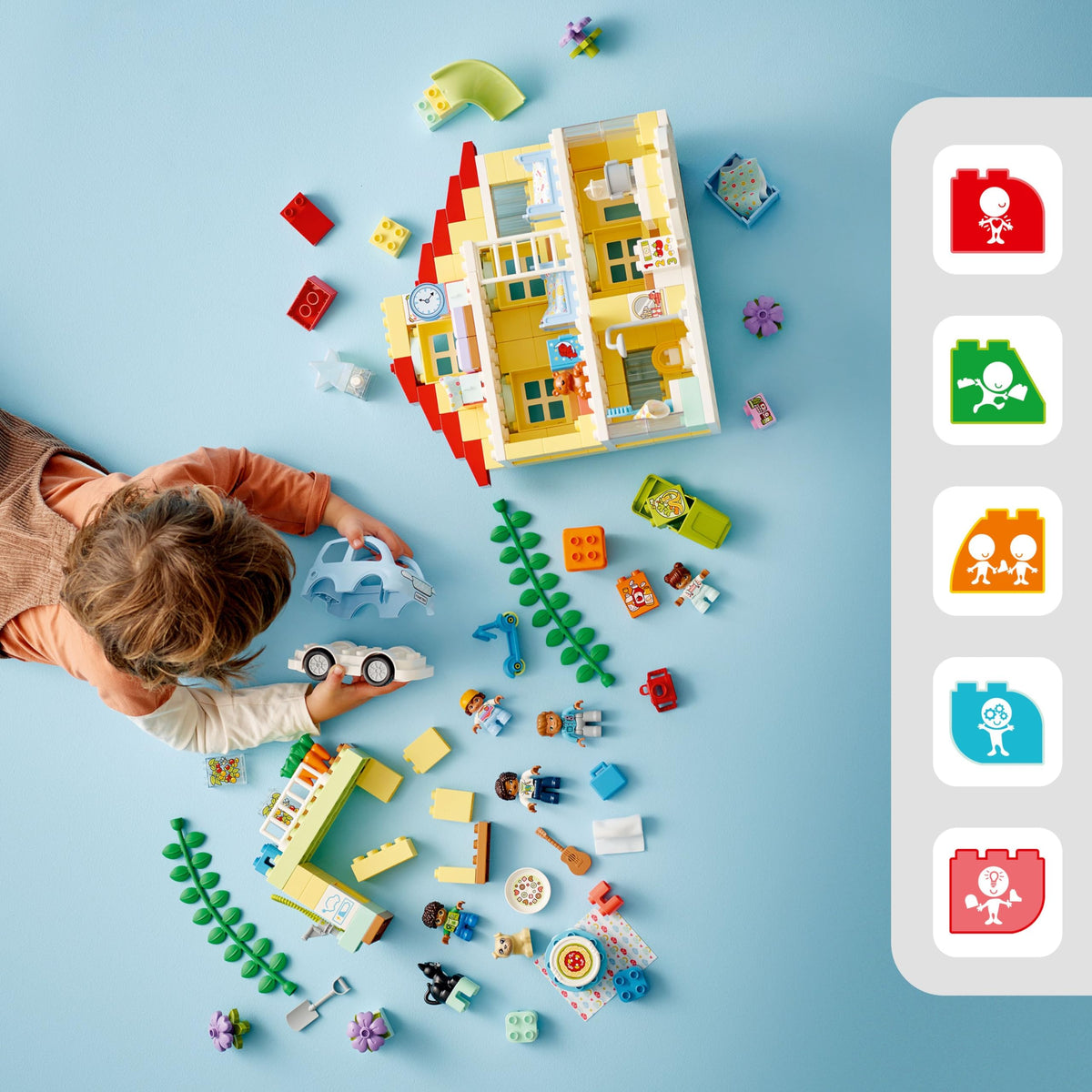 LEGO DUPLO 3-in-1 Family House 10994 – Toddler STEM Toy