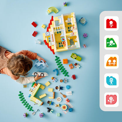 LEGO DUPLO 3-in-1 Family House 10994 – Toddler STEM Toy