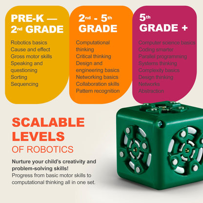 CUBELETS Curiosity Set – 11-Piece Modular Robotics Kit for Kids STEM