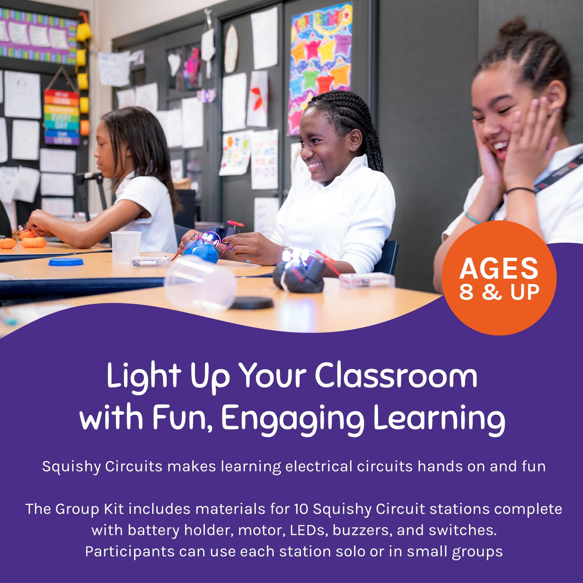 Squishy Circuits Group Kit | Electrical Circuits STEM Kit Ages 8+