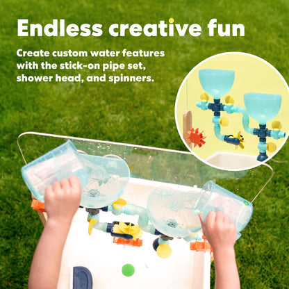 KiwiCo Wooden Water & Sand Sensory Table – Ages 3+