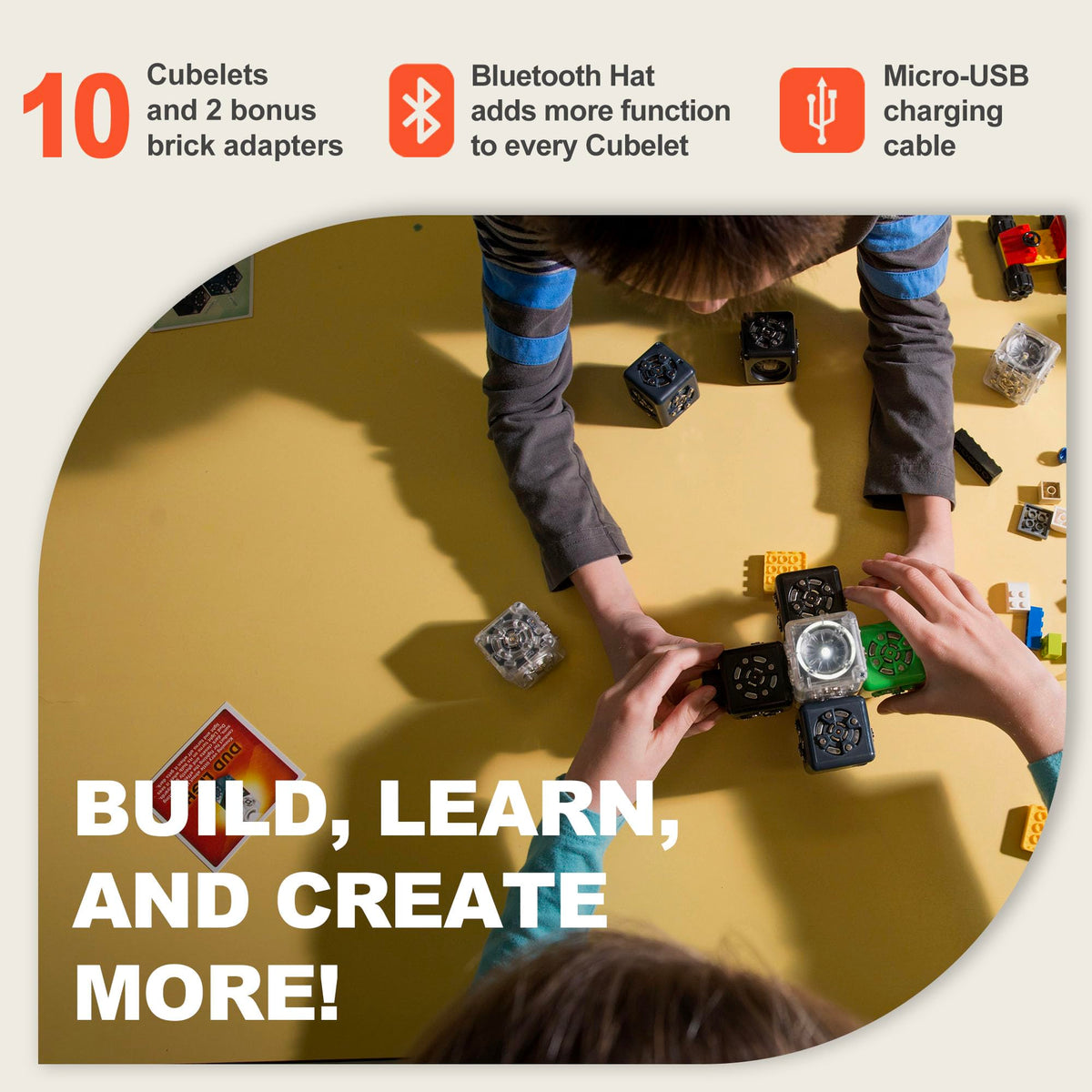 CUBELETS Curiosity Set – 11-Piece Modular Robotics Kit for Kids STEM