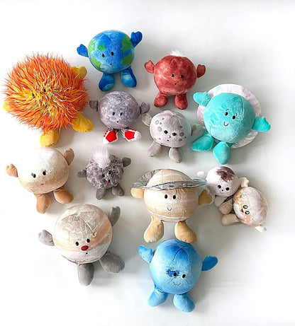 Celestial Buddies Solar System Plush Set – 12-Piece Space Science Toy
