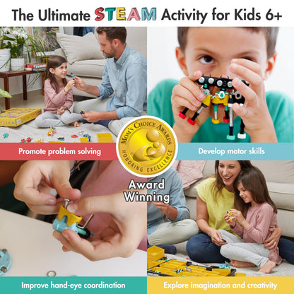 The OFFBITS Family Kit | 3-in-1 STEM Building Toy for Ages 6+