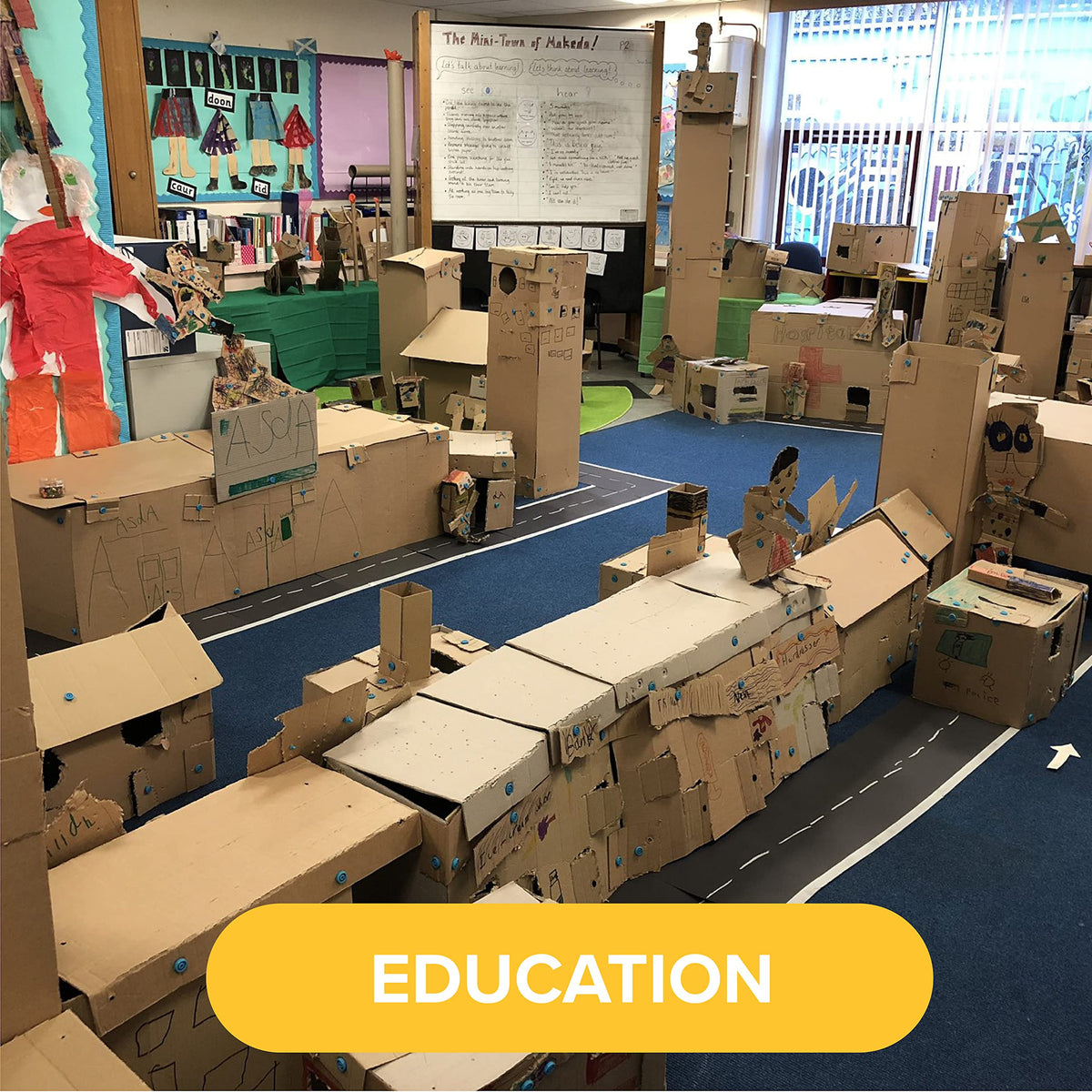 Makedo Invent Cardboard Construction Tool Kit – 360 Pieces